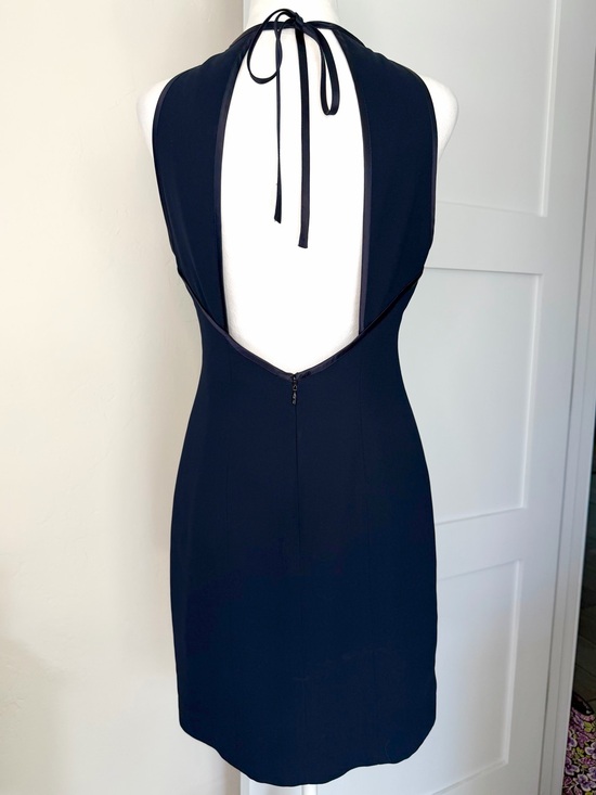 Laundry By Shelli Segal Dresses & Skirts - Laundry By Shelli Segal Dark Navy Open Back 90’s  Halter Mini Dress